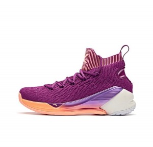 Anta Klay Thompson Kt4 "Elf purple" Basketball Shoes Purple UK | 364IYDWGB
