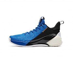 Anta Klay Thompson Kt4 Final Low “Blue Hawk” Basketball Shoes Blue / Balck / White UK | 286ZXGCJR