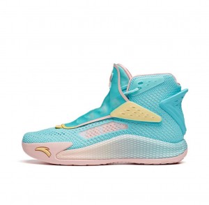 Anta Klay Thompson Kt5 “Bahamas” Basketball Shoes Turquoise UK | 241LCIBTN