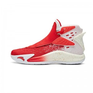 Anta Klay Thompson Kt5 "CNY" Basketball Shoes White / Red UK | 379LGTOBH