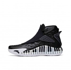 Anta Klay Thompson Kt5 High "Classical Music" Basketball Shoes Balck UK | 605GUHIYZ