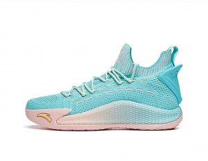 Anta Klay Thompson Kt5 Low “Bahamas” Basketball Shoes Turquoise UK | 384KOLIQX