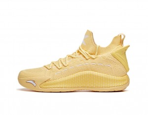 Anta Klay Thompson Kt5 Low Basketball Shoes Yellow UK | 312VTOZLA