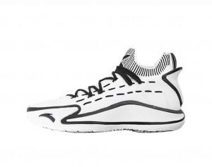 Anta Klay Thompson Kt5 Low “Black Mandarin Duck” Basketball Shoes White / Black UK | 475RSGMXP