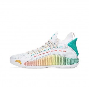 Anta Klay Thompson Kt5 Low “Have Fun” Basketball Shoes White UK | 982HLUXPQ