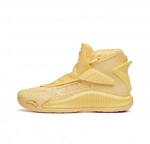 Anta Klay Thompson Kt5 “Third jersey” Basketball Shoes Yellow UK | 245OMIYPA