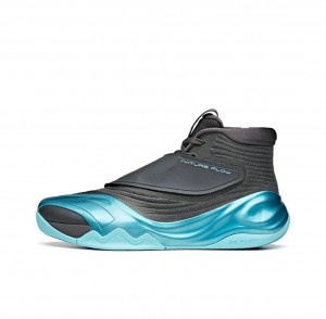Anta Klay Thompson Kt6 “Away” Basketball Shoes Black / Blue UK | 287NEPZUF