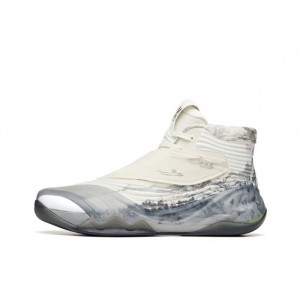 Anta Klay Thompson Kt6 Basketball Shoes White / Black UK | 617YJHDNQ