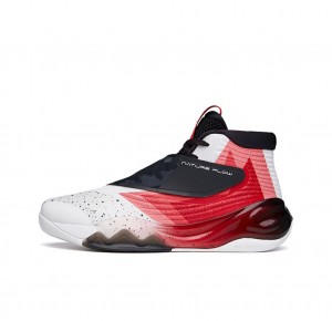 Anta Klay Thompson Kt6 "Chinese Team" Basketball Shoes White / Black / Red UK | 148XZJBRN