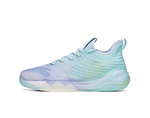 Anta Klay Thompson Kt6 Low "Floating Clouds and Flowing Water" Basketball Shoes Light Blue / Lavender UK | 289SIQOAD
