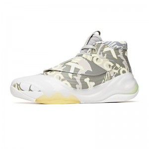 Anta Klay Thompson Kt6 "Rocco" Basketball Shoes White / Grey UK | 724FJXUES