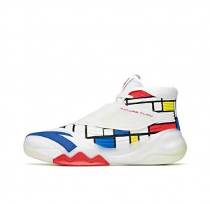 Anta Klay Thompson Kt6 "Third Jersey" Basketball Shoes White / Multicolor UK | 518NQBVWJ