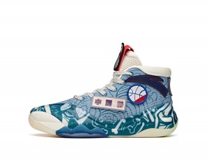 Anta Klay Thompson Kt6 "Youth Day" Basketball Shoes Blue UK | 493POFRDS