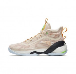 Anta Klay Thompson Kt7 Bulldog "Rocco" Basketball Shoes Khaki UK | 634AXFYOW