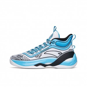 Anta Klay Thompson Kt7 “Neptune soup” Basketball Shoes White / Blue UK | 501QKHSEN