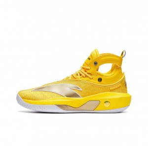 Anta Klay Thompson Kt8 Basketball Shoes Yellow UK | 905FKPAOJ