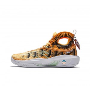 Anta Klay Thompson Kt8 "Dragon Boat Festival" Basketball Shoes Yellow UK | 956YUJEAX