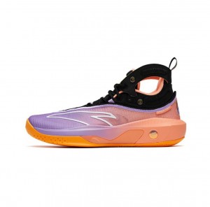 Anta Klay Thompson Kt8 "Sunset Glow" Basketball Shoes Purple / Black UK | 873IOTRNE
