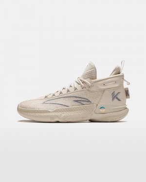 Anta Klay Thompson Kt9 Basketball Shoes Beige UK | 540SALVGD