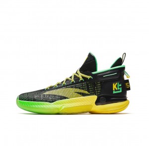 Anta Klay Thompson Kt9 "Looney PE" Basketball Shoes Balck / Yellow UK | 856EBZIFD