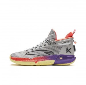 Anta Klay Thompson Kt9 "Panama Breeze" Basketball Shoes Grey UK | 310WXBJYR