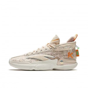 Anta Klay Thompson Kt9 "Rocco" Basketball Shoes Beige UK | 207OYBNXG
