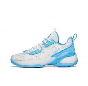 Anta Klay Thompson Light Cavalry 7 Basketball Shoes Blue / White UK | 150ODJXUC