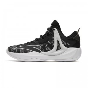 Anta Klay Thompson Light Cavalry 8 Basketball Shoes Black / White UK | 754TPQSCA