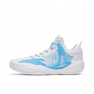 Anta Klay Thompson Light Cavalry 8 Basketball Shoes Blue / White UK | 801HYMOLB
