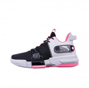 Anta Light Crazy 2 Basketball Shoes Black / Pink / White UK | 147KTHEGN