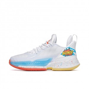 Anta Light Crazy 3 "April Fool's Day" Basketball Shoes White UK | 319GPOQCH