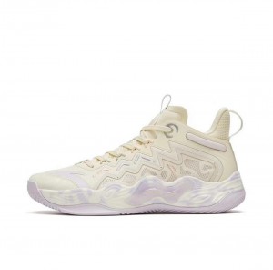 Anta Magic Cement Outfield Basketball Shoes Beige UK | 706PAFKOE