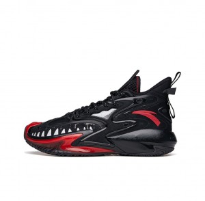 Anta Marvel Shock Wave 3 - Venom Running Shoes Balck UK | 254HUDGWV