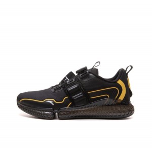 Anta NASA Running Shoes Black / Yellow UK | 420ENQURZ