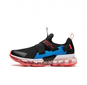 Anta NASA Wanderer Running Shoes Black / Blue UK | 970DHMRJB