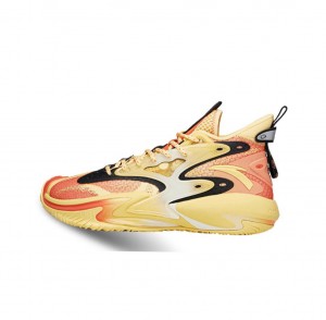 Anta Naruto Shock Wave 3.0 Sneakers Yellow UK | 032FXDBJH