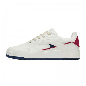 Anta Origination 982 Skate Shoes White / Red / Blue UK | 539OHSGYB
