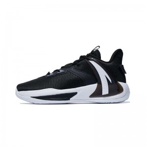 Anta Pounce 2 Basketball Shoes Black UK | 360GAODSQ