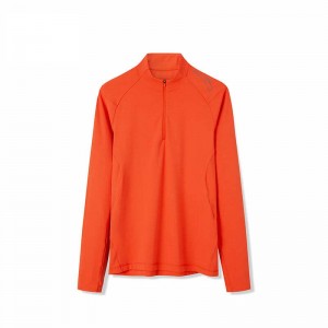 Anta Running Long Sleeve Sweatshirts Orange UK | 345BNKUFQ