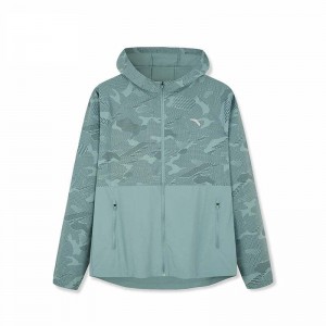 Anta Running Woven Track Jackets Green Grey UK | 591MSZTBD