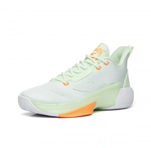 Anta Shock Attack 4 Basketball Shoes Green / White UK | 649ERHDNZ