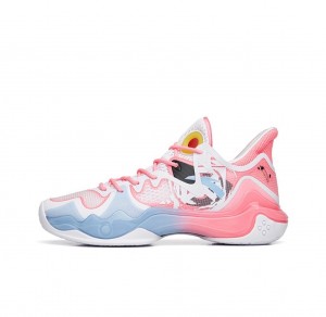 Anta Shock Wave 4 Basketball Shoes Pink UK | 751MGAIVE