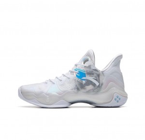 Anta Shock Wave 4 Basketball Shoes White UK | 942UPJAGQ