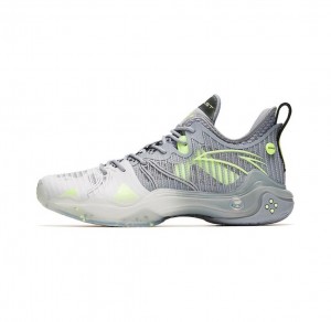 Anta Shock Wave 4 Pro Basketball Shoes Grey UK | 045EQJRKL