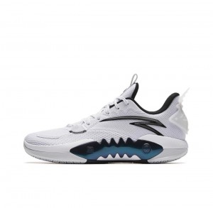 Anta Shock Wave 5 TD Basketball Shoes White UK | 836RJMPVF