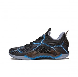 Anta Shock Wave 5 TD Basketball Shoes Black UK | 159ESXJIQ