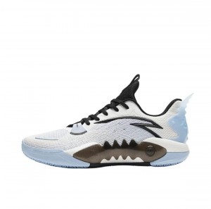Anta Shock Wave 5 TD V2 Basketball Shoes Blue / Black UK | 841AWMKCJ