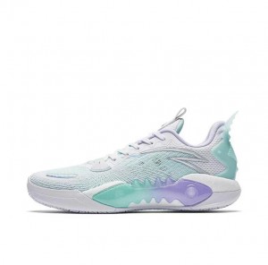 Anta Shock Wave 5 TD V2 Basketball Shoes Green / White UK | 934LVIYCU