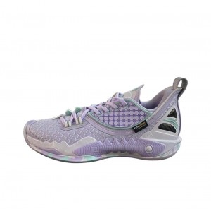 Anta Shock Wave 5 V2 Basketball Shoes Purple UK | 784YCXJRG