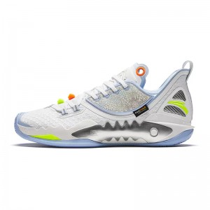 Anta Shock Wave 5 V2 Basketball Shoes White UK | 243FIHWGS
